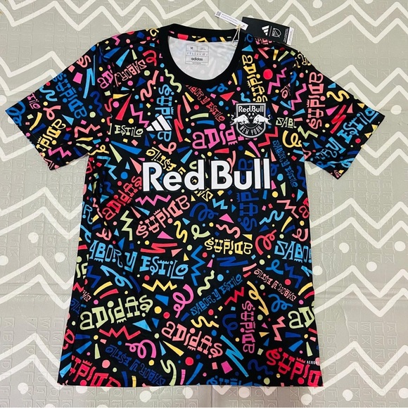 Other - Adidas MLS New York Red Bulls Soccer Hispanic Heritage Shirt Jersey